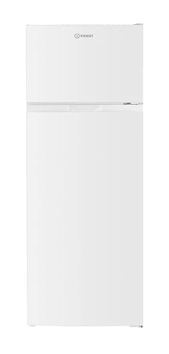 Indesit I55T0 412W – Frigorifero Doppia Porta 206L, Libera Installazione, Classe E, Bianco, Cassetto FreshSpace – 143x55x55,5 cm (AxLxP)
