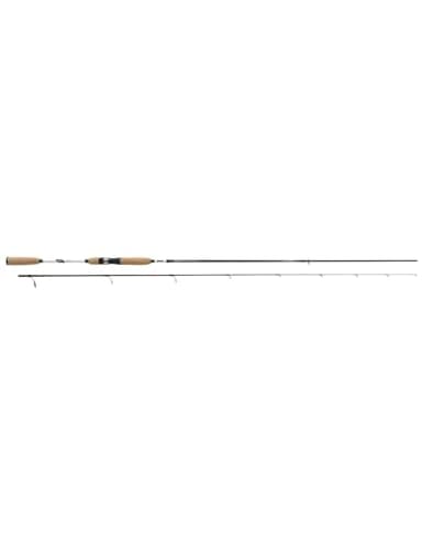 Mitchell Epic Spinning Canna da pesca, leggera in fibra di carbonio per acqua dolce e salata, Ottima per la pesca alla spigola, alla trota e al luccio, 1,80 m, 2-12G, Unisex, nero