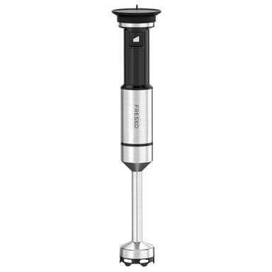 FRESKO Frullatore a Immersione 1000W, Velocità Variabile, Asta Acciaio Inox con Protezione per Pentole, per Pappe, Zuppe, Frullati, Purè e Salse, Nero