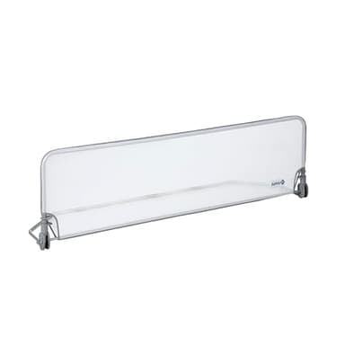 Safety 1st Barriera Letto Bambini 150 cm, Sponda 18 Mesi - 5 Anni, Sbarra Letto Bambini Reclinabile, Paracolpi Tessuto in Rete, Blocco Automatico, Semplice da Pulire, Bianco
