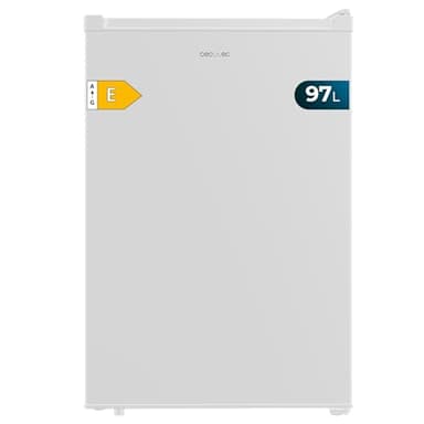 Cecotec CoolMarket TF 97 White, classe energetica E, design compatto, porta reversibile, 3 cassetti, dimensioni 55,1 x 57,5 x 83,5 cm, colore: bianco