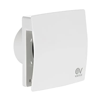 VORTICE Mex 100 4" LL 1S 11313 - Aspiratore Bagno 100mm e Cucina Elicocentrifugo Parete e Soffitto, Ventola Aspirazione Basso Consumo, Rimuove Muffa e Umidità, Portata Massima 90m3/h, 17,3x17,3x12,6cm