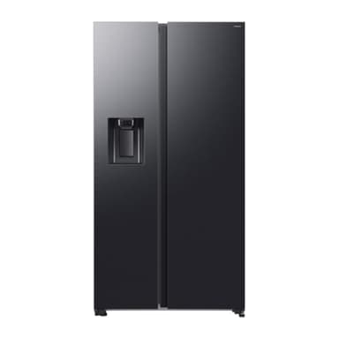 Samsung Frigorifero Side by Side RS70F65KEF/EF con Dispenser Acqua/Ghiaccio, Wifi con AI Energy Mode, Total No Frost, SpaceMax, 635 L, LxAxP: 91,2 x 178,4 x 72,6 cm, Antracite
