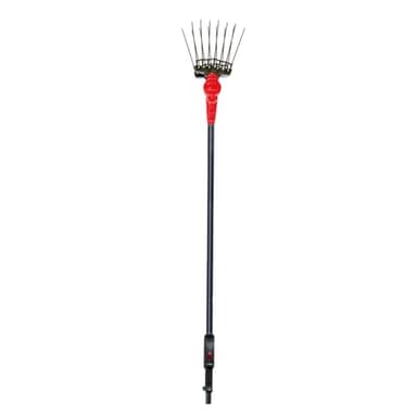 Aima Tandem Abbacchiatore Elettrico per Olive, 12V, 700W, Asta Telescopica 185-275 cm, Doppio Pettine, Con 2 Batterie 21V 5,2 AH incluse