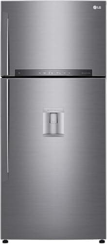 LG GTF744PZPED Frigorifero Doppia Porta, Classe E, 509l, Wi-fi, Door Cooling, Gestione Umidità,dispenser Acqua, Cassetto 0 Gradi, Fabbricatore Del Ghiaccio, Compressore Smart Inverter, Inox