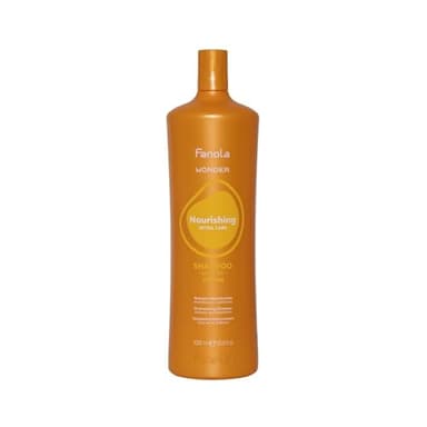 Fanola Wonder Shampoo Nourishing Extra Care, Shampoo Ristrutturante per Capelli Fini Secchi, Crespi e Trattati ad Azione Delicata, per Capelli Morbidi e Luminosi senza Siliconi, 1000 ml