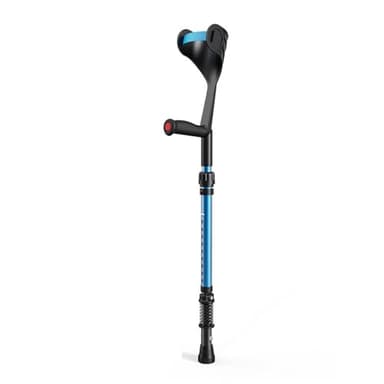 KANLVU Stampelle Ortopediche Regolabili Per Adulti Migliora Il Comfort Durante La Deambulazione, Stampelle Canadesi Regolabili Leggeri Pieghevoli Stampella Ortopedica In Alluminio(1Pcs)