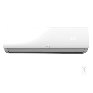 Cecotec Aria Condizionata Split AirClima 18000 Smartfresh. 18000 BTU, Motore DC, Pompa di calore, Telecomando, Display LED, Sistema Inverter, 5 modalità, 8 velocità, Copertura 35 m2
