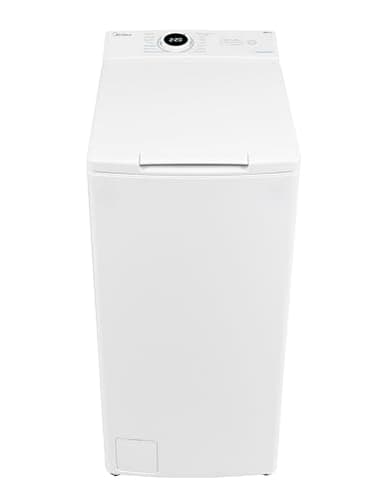 Midea MF10ET70B Lavatrice a Carica Dall'alto 7 kg,Classe A,1200 Giri,Vapore,Motore BLDC,SoftOpener,Porta XL,Bianco