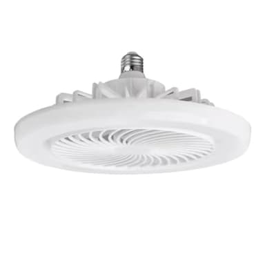 Ventilatore da Soffitto con illuminazione 80W, Lampada da Soffitto Silenziosa con Ventilatore, Velocità del Vento Regolabile e Temperatura di Colore, Luce di Ventilazione con Timer | FANGLO