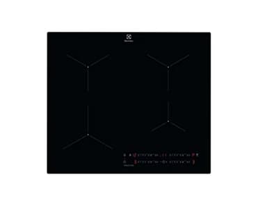 Electrolux Piano Cottura ad Induzione, LIL61443C Serie 300, 60 cm, funzione Hob²Hood, Riscaldamento rapido automatico, 4 Fuochi, Vetroceramica ad induzione, 590x520cm, Nero