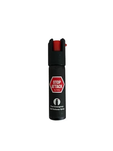 Spray Anti-Aggressione Stop Attack da 20 ml - La Soluzione Definitiva per una Massima Sicurezza – Efficace, Veloce e Dissuasivo - Permette di Fermare e Identificare - Raggio d'azione di 4 metri