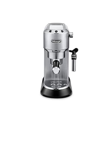 DeLonghi America, Inc Dedica Deluxe Macchina per Espresso Automatica, Acciaio Inossidabile, Argento