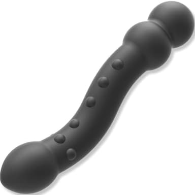 Stimolatore prostatico nero 18 cm ⌀3,3 cm silicone plug anale stimolatore estremo anal plug per uomini elettrostimolazione massaggiatore prostatico sex toy anale per lui FOPS A106