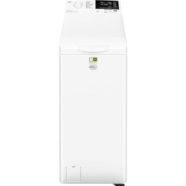 AEG Lavatrice a Carica Dall'alto, 6 kg, Serie 6000, LTR6G26A, Classe A, Tecnologia ProSense, Sensore Aqua Control, Display LCD con Touch Control, 1151 giri/min, 599x397x903 mm, Bianco