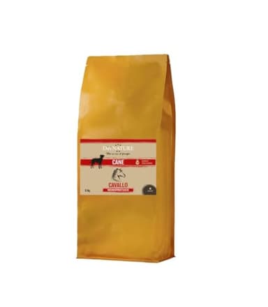 Dei NATURE Crocchette per Cani, Monoproteico al Cavallo, Ipoallergenico, 12 kg