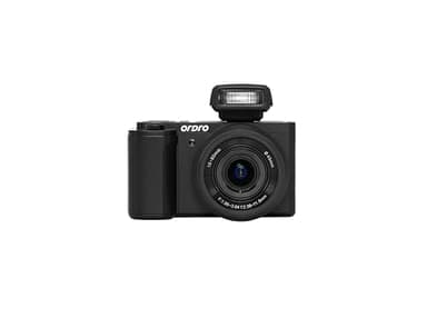 ORDRO G930 - Fotocamera digitale mirrorless Vlog, 64 MP, con obiettivo 16-80 mm F/1.96-3.64, schermo flip da 3,2", 4K 30fps e video FHD 60, messa a fuoco automatica, scheda da 64 GB (kit creator)