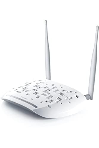 TP-Link TD-W9970 Modem Router 300Mbps Wireless ADSL/VDSL2, 4 Porte 100 Mbps, 1 USB 2.0, Pulsante Wi-Fi On/Off, 2 Antenne Fisse (Ricondizionato)