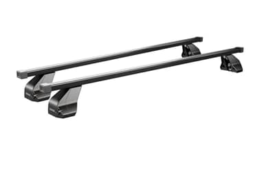 Barre portatutto Omega in acciaio compatibile con FIAT Scudo 5 porte anno dal 2094 al 2006 con tetto liscio