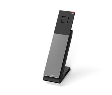 Snom HD3 Telefono Cordless Casa per Settore Ospitalità - Ricevitore DECT con Base di Ricarica, Alloggiamento Antibatterico, LED di Notifica e Funzioni Avanzate - Espandibile fino a 5 Postazioni