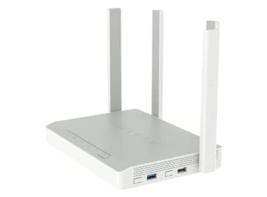 Keenetic Titan Router Multi-Gigabit Wi-Fi 6 mesh AX3200 con CPU ARM dual core, smart switch con 1 porta 2.5 Gigabit e 5 porte 1 Gigabit, porte USB 2.0 e USB 3.0