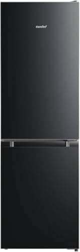 COMFEE' RCB169DK2(E) 174L Frigorifero Combinato, Altezza 150 cm, Tecnologia Low Frost, Silenzioso 39 dB, Illuminazione LED, 115L Frigo + 59L Congelatore, Libera Installazione, Nero