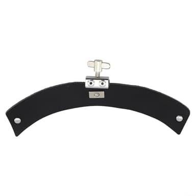 Bacchette per batteria migliorate con silenziatori in pelle di alta qualità, realizzati appositamente per l'arte del jazz (nero, grande)