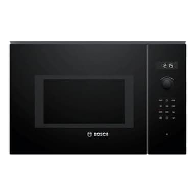 Bosch BEL554MB0 Serie 6 - Microonde da incasso / 900 W / 25 L / piatto girevole 31,5 cm / Cerniera porta sinistra / Nero / AutoPilot 8 / Funzione grill