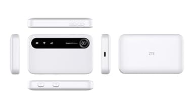 ZTE U50 - WiFi Portatile 5G, Router WiFi con Sim, Supporto per 32 Dispositivi, WiFi 6, Antenne MIMO 4x4, Router 5G con Batteria 4500mAh, Modem 5G Sim di Semplice Configurazione, Saponetta WiFi con Sim
