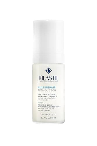 Rilastil Multirepair Retinol Tech, Siero Rinnovatore Antirughe Levigante con Retinolo High Tech e Niacinamide, 30 ml
