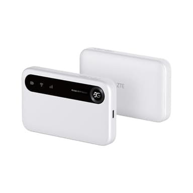 ZTE U50, Punto di accesso WiFi portatile 5G con slot SIM sbloccato, Modem router 5G a basso costo per 32 dispositivi domestici/professionali, 5G e 4G+, AX1800 WiFi 6, fino a 32 dispositivi