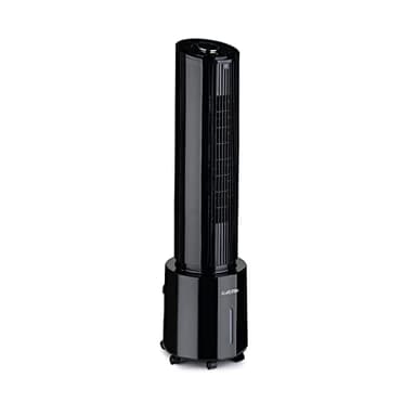 Klarstein Condizionatore Portatile Senza Tubo 45W, 4in1, Umidificatore, Climatizzatore Portatile Silenzioso con Night Mode, Ionizzatore, Ventilatore Aria Fredda, Raffrescatore 400m³/h, Serbatoio 4L
