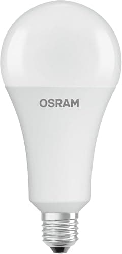 OSRAM LED Star Classic A200 Lampadina smerigliata, Base E27, 3452 lumen, Sostituzione di lampadine convenzionali da 200W, Bianco caldo (2700K), 18.4 x 9 x 9 cm, Confezione da 1