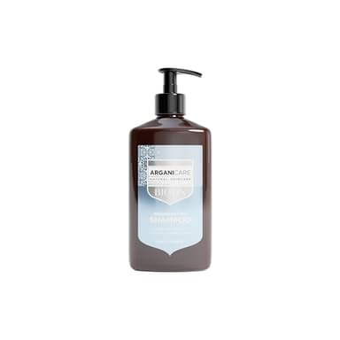 Arganicare | Shampoo rigenerante alla biotina | Arricchito con biotina e olio di Argan | rinforza e nutre | Capelli rinforzati e pieni di vitalità | Made in France | 400ML