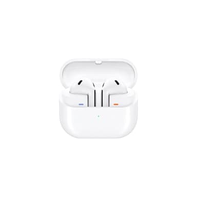 Samsung Galaxy Buds3 Auricolari open type True Wireless, Cancellazione adattiva del rumore, Audio Hi-Fi 360 immersivo, Batteria a lunga durata, Impermeabilità IP57, White 2024 [Versione Italiana]