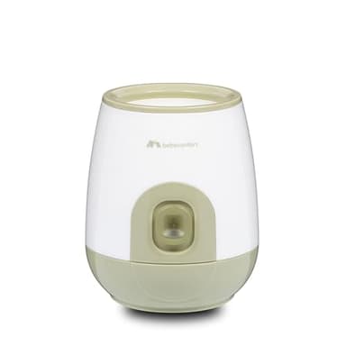 Bebeconfort Express Scaldabiberon Elettrico, Scalda Biberon Neonato Compatibile con biberon e vasetti omogeneizzati, Scalda in 2 minuti, colore Bianco/Verde Oliva