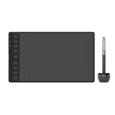 HUION Inspiroy 2 M Tavoletta Grafica, Nuova Penna Digitale PW110, 8 Tasti di Scelta Rapida Personalizzabili, Scroller Facile da Usare, Ideale per Disegnare, Studiare e Lavorare da Casa(Nero)