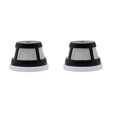 Amazon Basics filtro sostitutivo per aspirapolvere portatile, Nero, confezione da 2