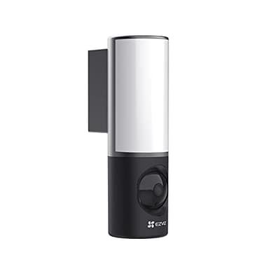 EZVIZ LC3 Telecamera Wi-Fi con Lampada da Esterno 2K, Videocamera Sorveglianza Esterno 4MP, Luce Integrata, Rilevamento di Movimento, Audio Bidirezionale, Visione notturna a Colori, Compatibile Alexa
