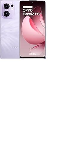 OPPO Reno Reno13 FS 5G AI Smartphone, Tripla fotocamera 50+8+2MP, Selfie 32MP, Display 6.67” 120HZ AMOLED FHD+, 5800mAh, RAM 12GB(Esp4GB/8GB/12GB)+ROM 512GB, [Versione Italia], Plume Purple