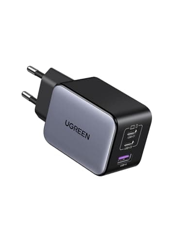 UGREEN Nexode X Caricatore 65W USB C GaN, Alimentatore Type C Compatibile con Samsung Galaxy S24/ S23 Ultra, MacBook, iPhone 16/15/14/13/12, ASUS, iPad PRO/Air, Steam Deck