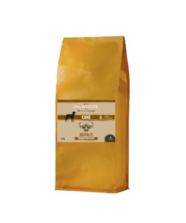 Dei NATURE Crocchette per Cani, Monoproteico Bufalo, Ipoallergenico, 12 kg