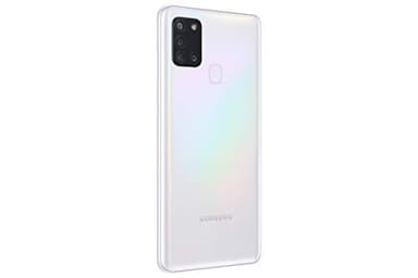 Samsung Galaxy A21s, Smartphone, Display 6.5" HD+, 4 Fotocamere Posteriori, 32 GB Espandibili, RAM 3 GB, Batteria 5000 mAh, 4G, Dual Sim, Android 10, Bianco