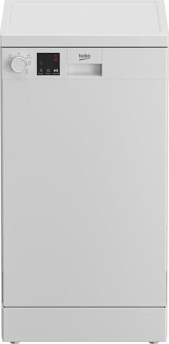 Beko Dvs05024W Lavastoviglie Slim Libera Installazione Display 10 Coperti Hxlxp, Bianco, 85 x 4.8 x 60, 49 Dba