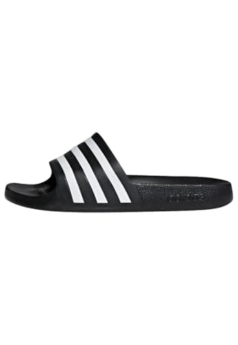 adidas Unisex - Adulto Adilette Aqua Slides, Core Black / Cloud White / Core Black, 40.5 EU