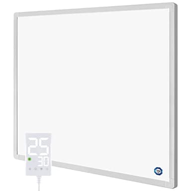 Hocosyme Pannello Radiante Infrarossi 400W con Termostato Touch - 80°-120°Temperatura di lavoro - Adatto per 1-5㎡Indoor - Montaggio a Parete - Certificazione TÜV e Garanzia 10 Anni