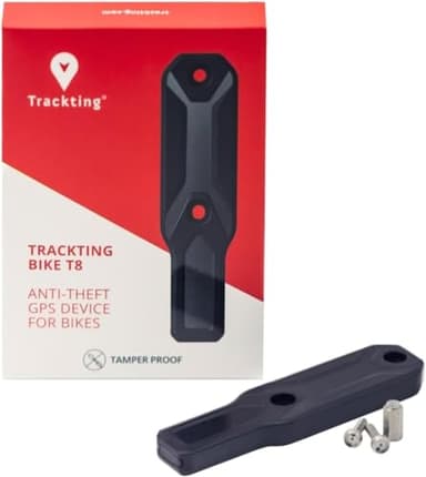 Trackting Bike T8 Antifurto Bici Gps Tracker | Abbonamento annuale richiesto | Tracker Gps Bici ed Ebike con Sensore di movimento, Batteria Ricaricabile, Monitoraggio in Tempo Reale in Caso di Furto