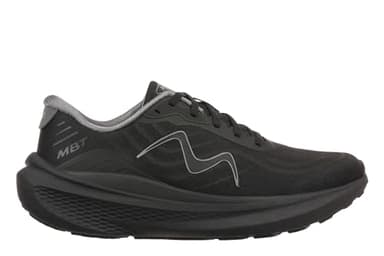 MBT-1000 Lace UP Scarpe Sportive da Uomo. Scarpe Sportive Anatomiche e comode. Calzature fisiologiche Confortevoli e stabili con Suola Curva. Sneakers da Corsa. Colore Nero