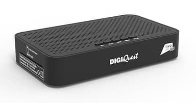 DIGIQUEST Decoder Combo Tivùsat Maximo | DVB-S2 e DVB-T2 |Telecomando 2 in 1 |Smartcard Tivùsat inclusa | Funzione di registrazione attivabile | Nero.