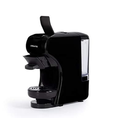 CREATE / POTTS/Macchina per caffé Espresso multicapsule Nero/Di piccole dimensioni, leggera e compatta, Programmabile